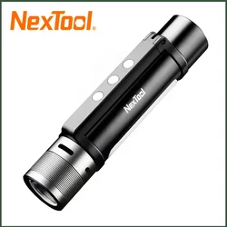 NexTool Outdoor 6 in 1 Flashlight Zoomable LED Ultra Bright Torch 1000LM Dual-light Magnetic Bracket for Camping Emergency Light