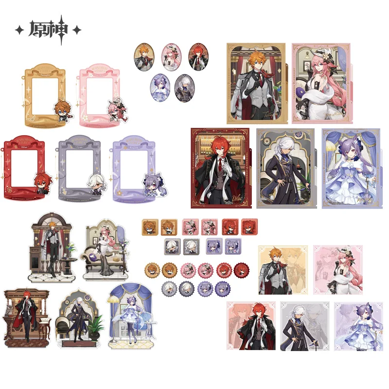 

Sunsyea Genshin Impact Official Merch miHoYo Original CYHY Series Tartaglia Cyno Diluc Yae MikoBadge Acrylic Stand