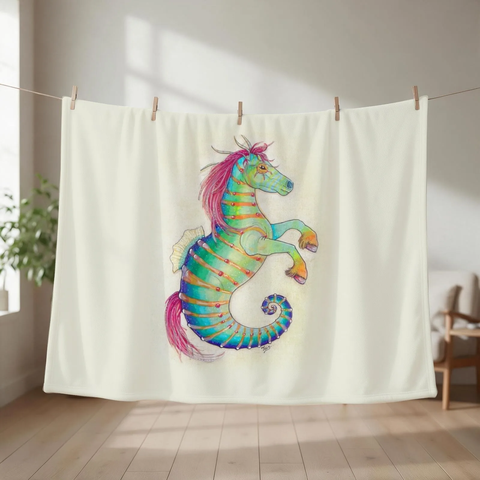 Hipporene Throw Blanket Giant Sofa anime Furrys Tourist Blankets