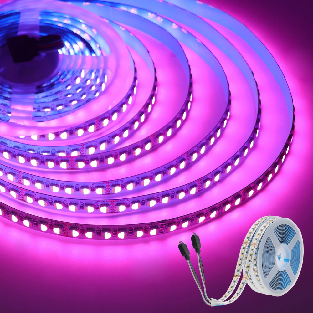 RGBW RGBWW Led Strip Light 12V 24V 4 Colors In 1 Chip 5050 120 60 108 LEDs 5m Flexible Tape Ribbon RGB DC Home Decor Warm White
