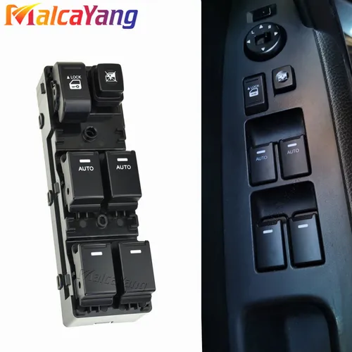 Imagen 2 del producto Para Kia Sorento 2010-2012 interruptor de ventanilla eléctrica delantera izquierda 93570-2P200 935702 P200 93573-2P200 935732 P200 Nuevo.