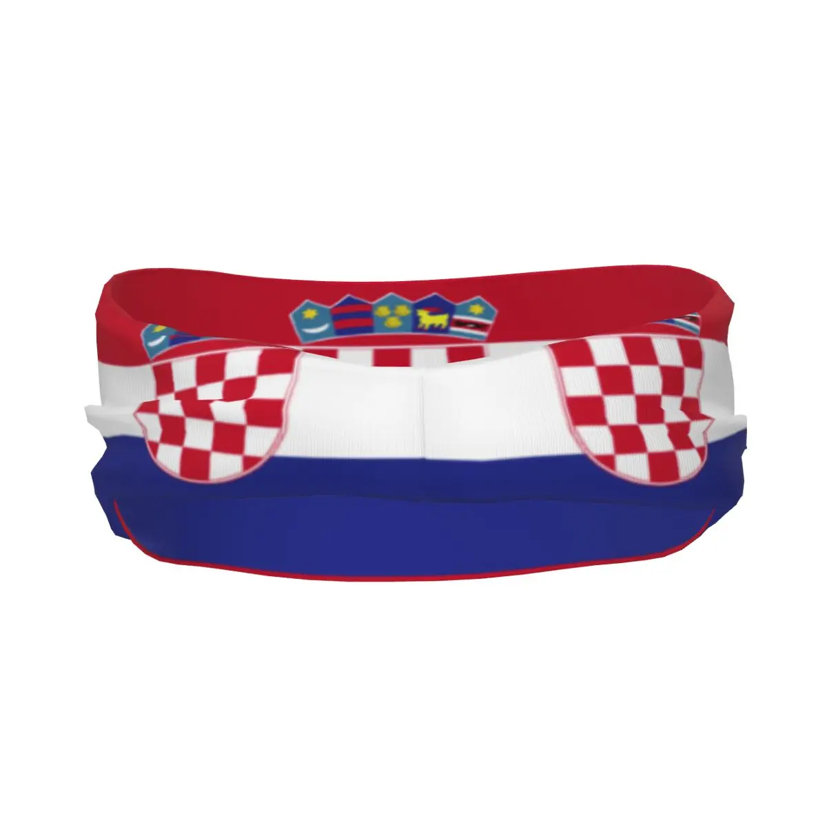 Custom Flag Of Croatia Republic Of Croatia Sport Headbands for Women Men Stretchy Moisture Wicking Gym Sweatband