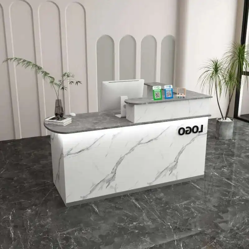 

Japanese Display Reception Desks Counter Cabinet Luxury Reception Desks Checkout Counter UniversalEmpfangtheke Trendy Furniture