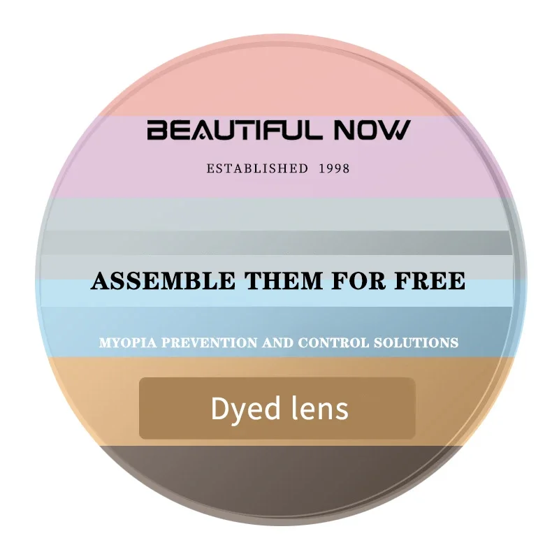 

Professional Grade Eyeglasses Lenses for Dyeing with Optical Clarity