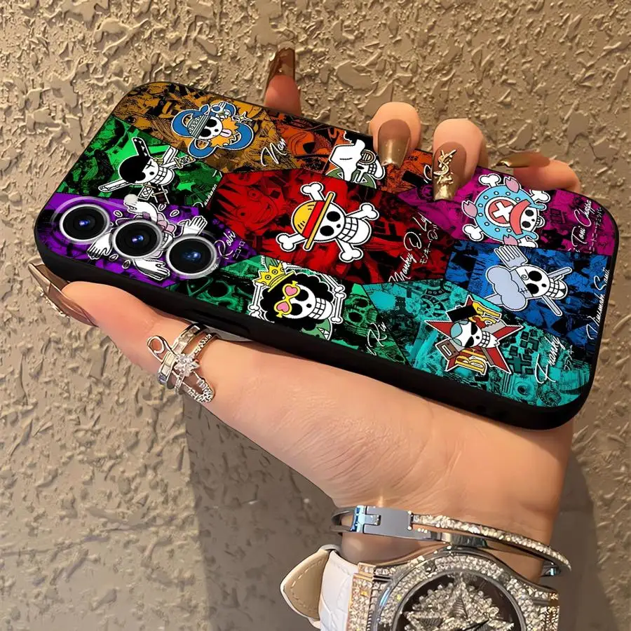 قطعة واحدة Portgas D Ace حافظة لهاتف سامسونج جالاكسي A36 A41 A26 A72 A51 A73 A23 A53 A22 A52 A32 A24 A55 A25 A71 A35 هاتف ناعم أسود #4