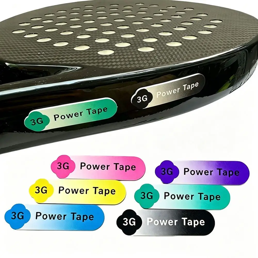 Gradient Color Pickleball Racket Weight Tape Multicolor 3G Weight Pickleball Accessories Weight Self-Stick Strip Shape