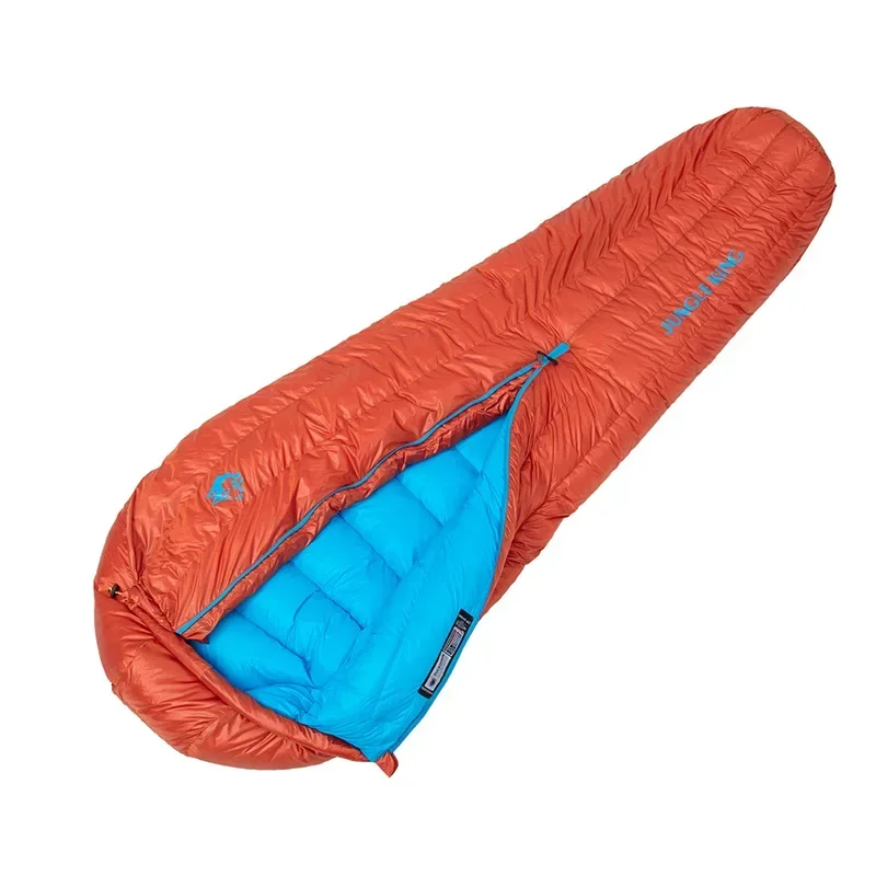 JUNGLE KING New 24SD03 Outdoor Camping Down Sleeping Bag Mummy Style Hiking Sleeping Bag 1000g Duck Down Delivery Storage Bag