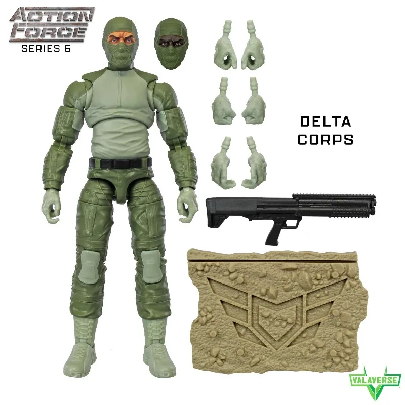 【มีสินค้าในสต็อก】 AF Original Thunder Squad Action Force 6 Wave Accessories Soldier 1/12 Mobile Doll Model Toy Boy Gift Collection