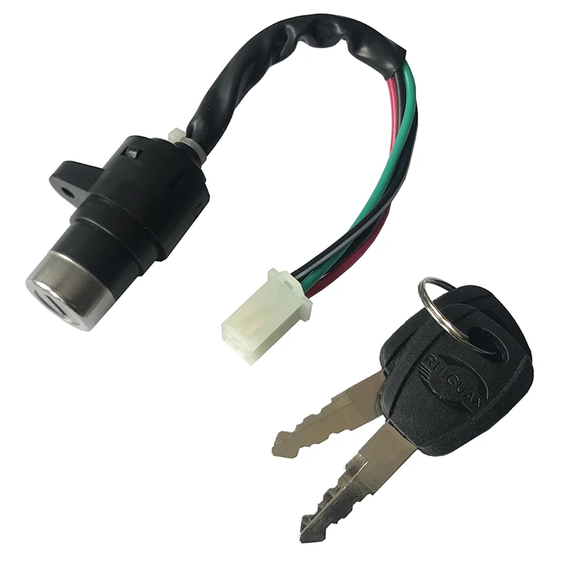 For Motorcycle Tricycle ATV Power Start Lock System Kit 70pcs Electric Tricycle Power Lock Small Head Lock Ignition Switch Set