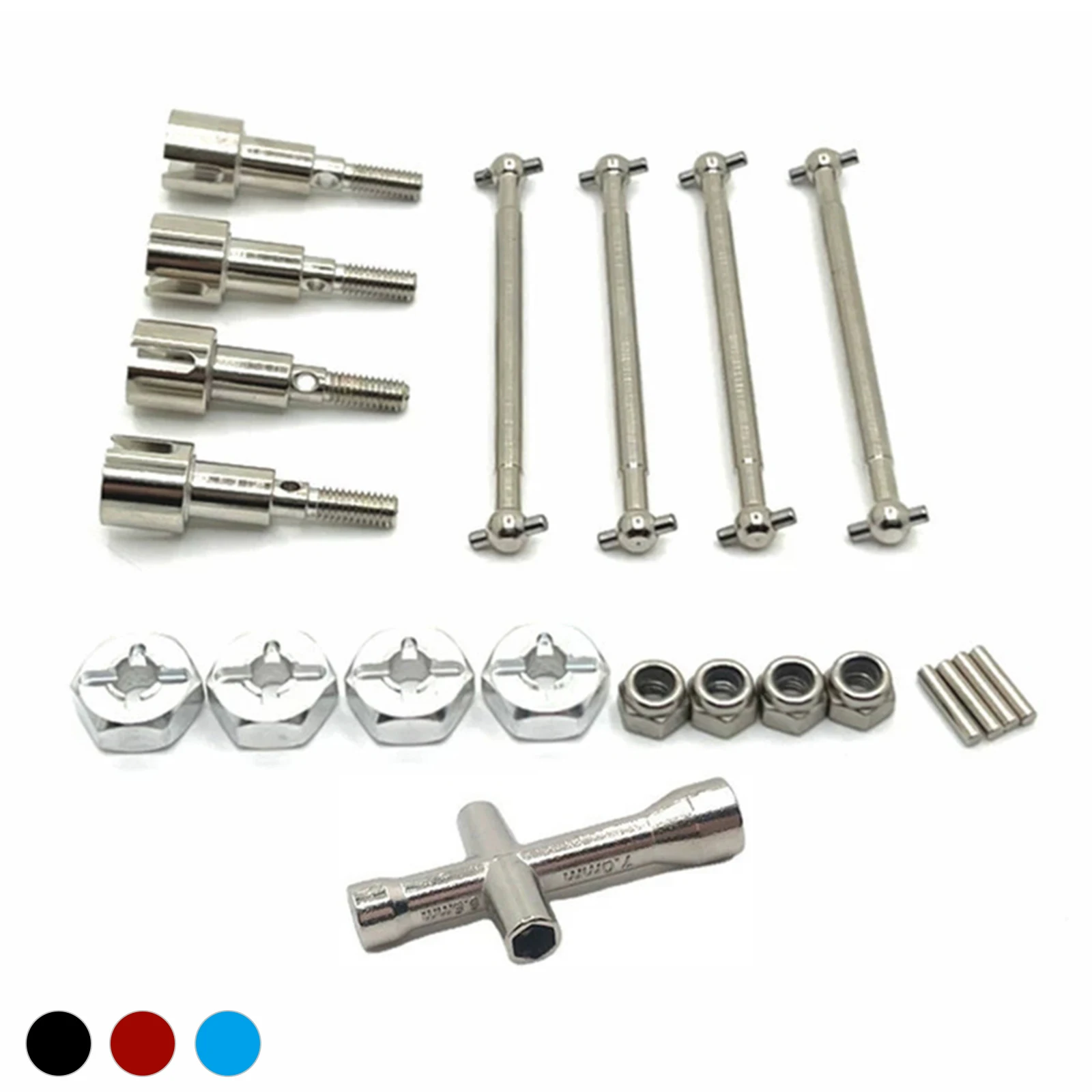 

RC for 1/16 SG116PRO SG116MAX SCY 16101 16102 16103 16201Pro DIY Metal-aluminum Components, Transmission Shaft, Gears