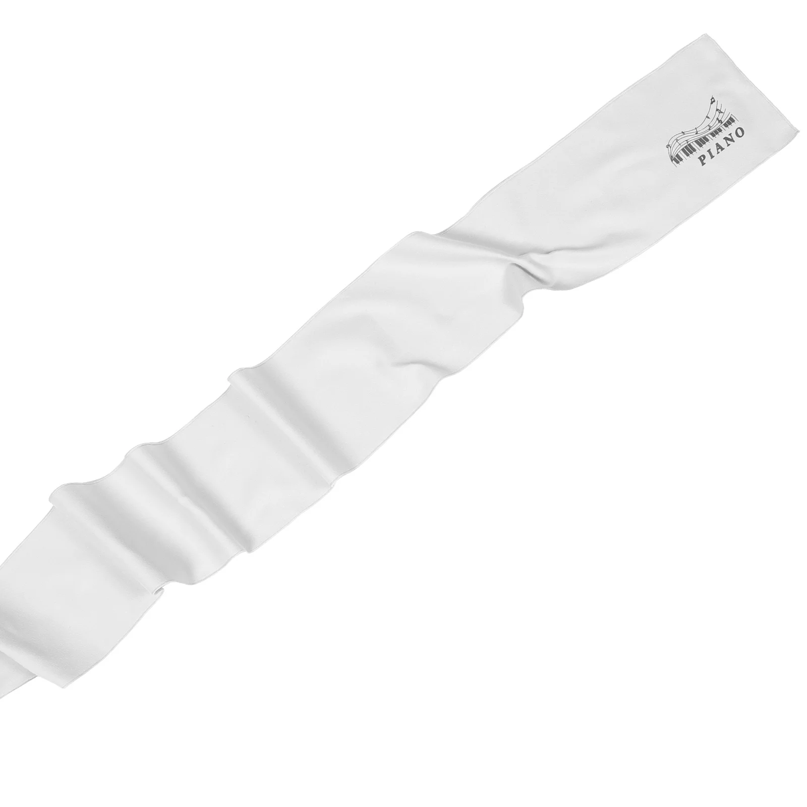 

88 Keys Piano Keyboard Dust Cover Cloth for Upright Electronic Protector Grey Trimmed Single Layer Soft Non Lint Premium