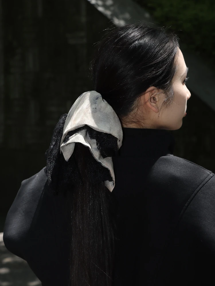 original-design-elastic-lace-square-scarf-versatile-bla-white-color-hair-tie-cord-decoration-faionable-hair-accory