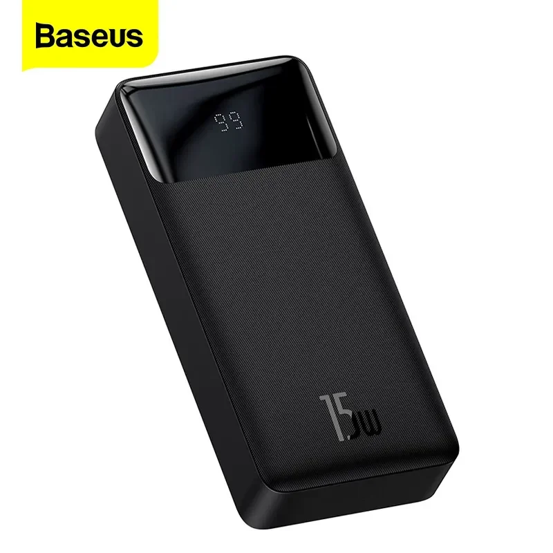 Baseus Power Bank 30000mAh Portable Fast Charging Powerbank 10000mAh/20000mAh USB Type C Quick Charge External Battery Charger