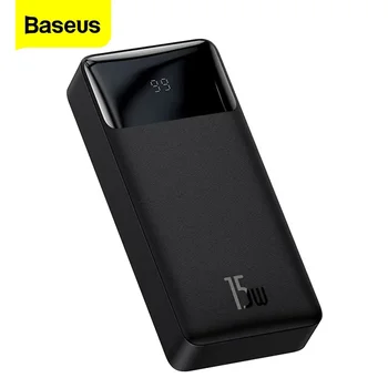 Baseus 보조베터리 30000mAh 휴대용 빠른 충전 보조베터리 10000mAh/20000mAh USB 유형 C 빠른 충전 외부 배터리 충전기  Best5