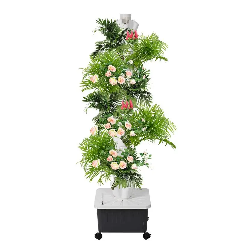 

Plant Tower Outdoor Hydroponic 10 Layered Hydroponic Tower 50 Slots Indoor Plant Tower American Specifications For House