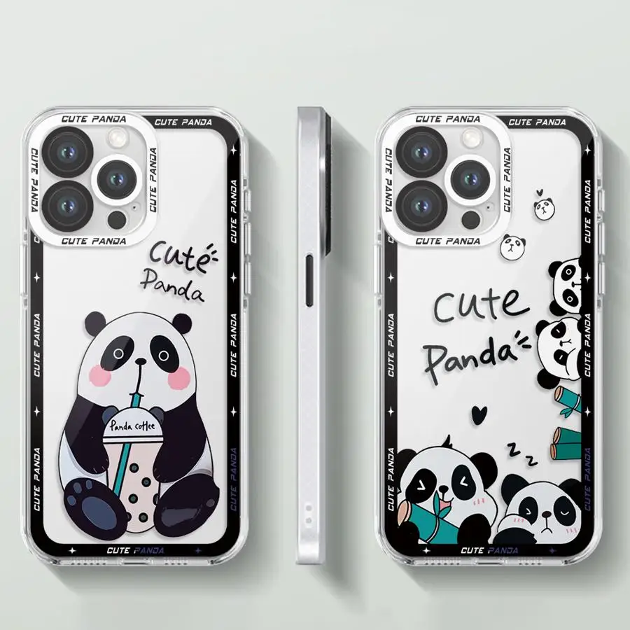 Cute Panda Clear Co… - image