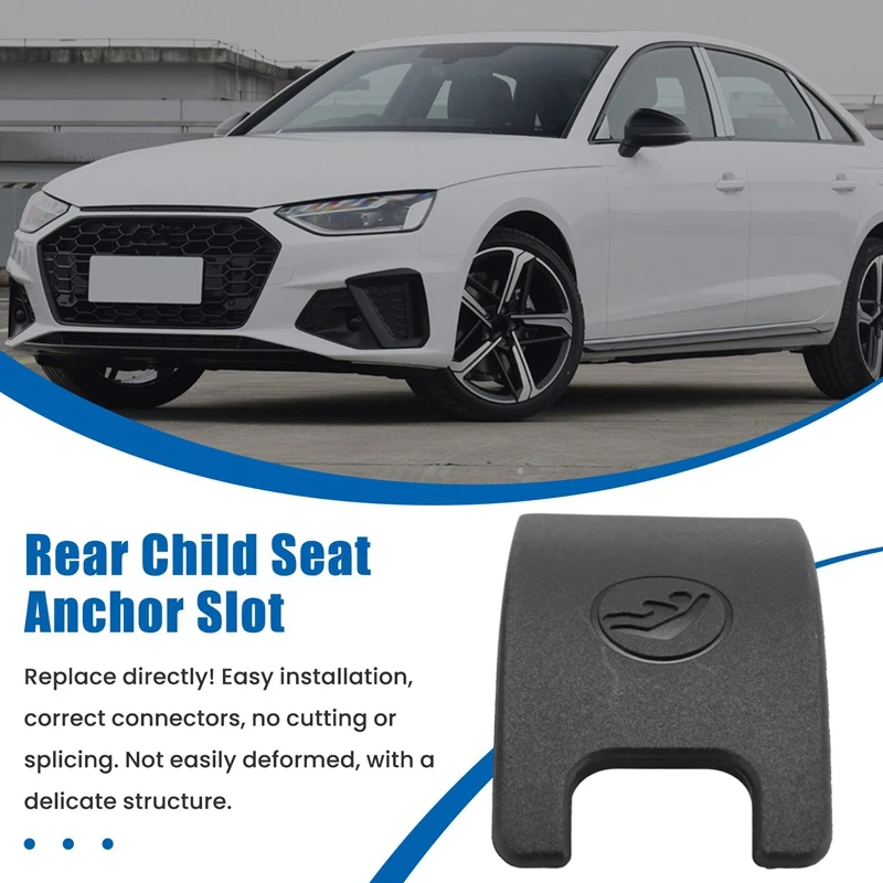 Car Rear Child Seat Anchor Isofix Slot Trim Cover Button For  A4 B8 A5 8T0887187