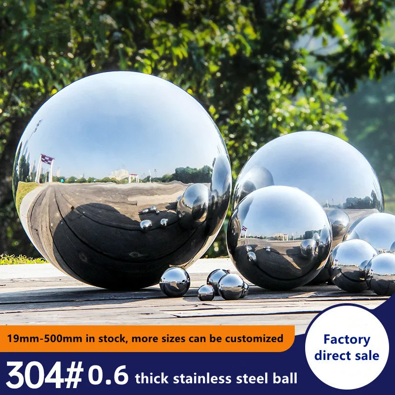 Średnica 16mm-550mm 304 # materiał 0.6mm zagęszczony stal nierdzewna hollow lustro ogród ozdobne kulki boutique pływak