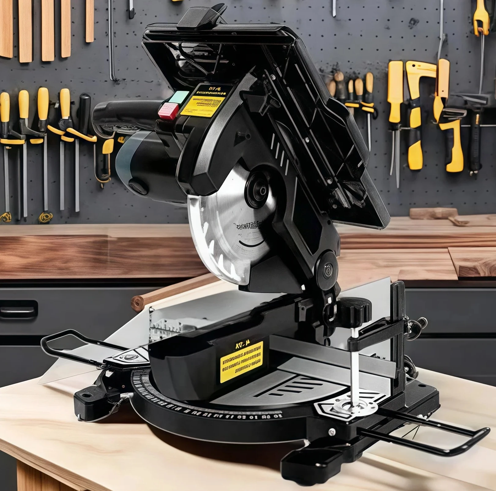 Woodworking 8 Inch Multifunction Compound Saw Dual Purpose Table & Miter Bench Cutting Machine