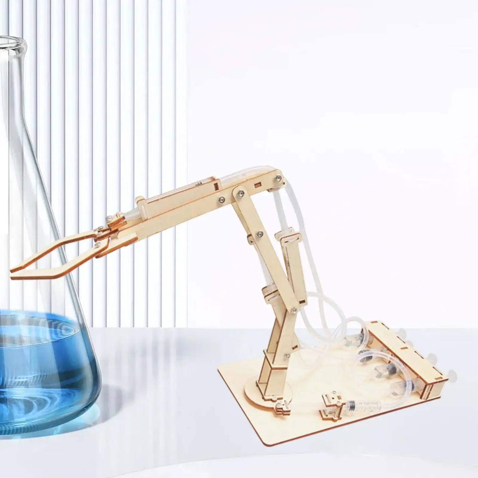 

Hydraulic Lifting Arm Self Assembled Science Education Toy Novelty DIY Science Teaching Science Kits for Ages 8-12 Classroom