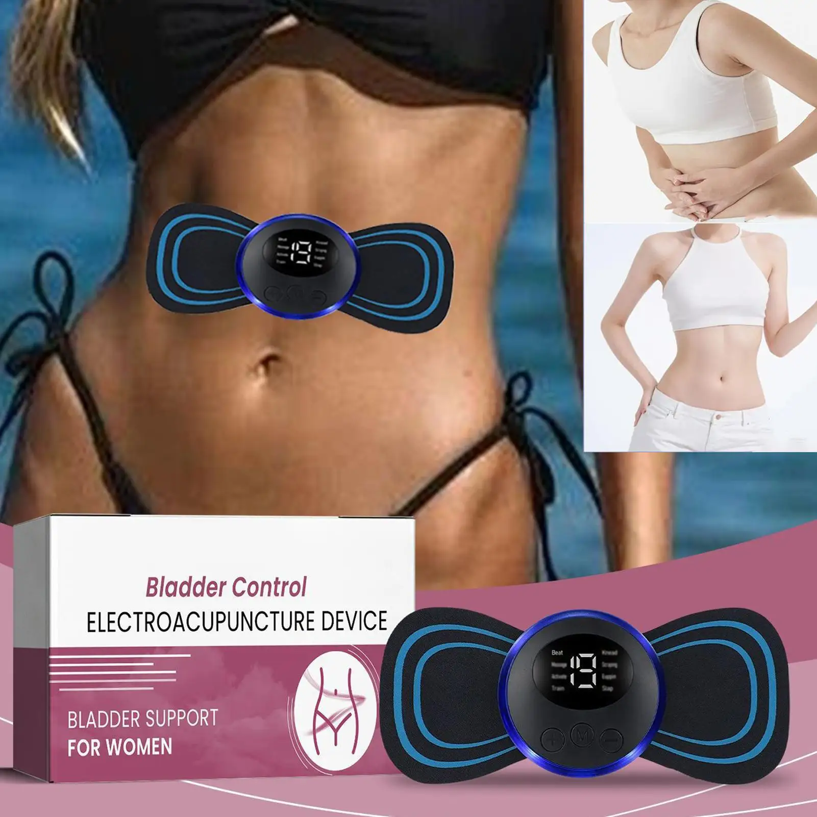 Pelvic Floor Trainer Pelvic Muscle Trainer Thigh Exerciser Multi-functional Body Massage Tool for Workout Indoor Apartment