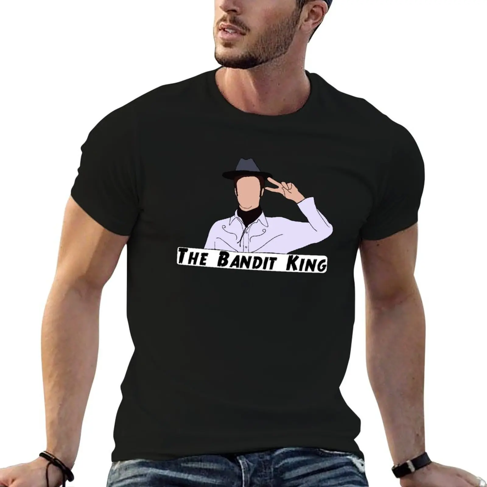 

The Bandit King—Trail to Oregon T-Shirt t shirt man casual cotton t shirts man 100% T-Shirt