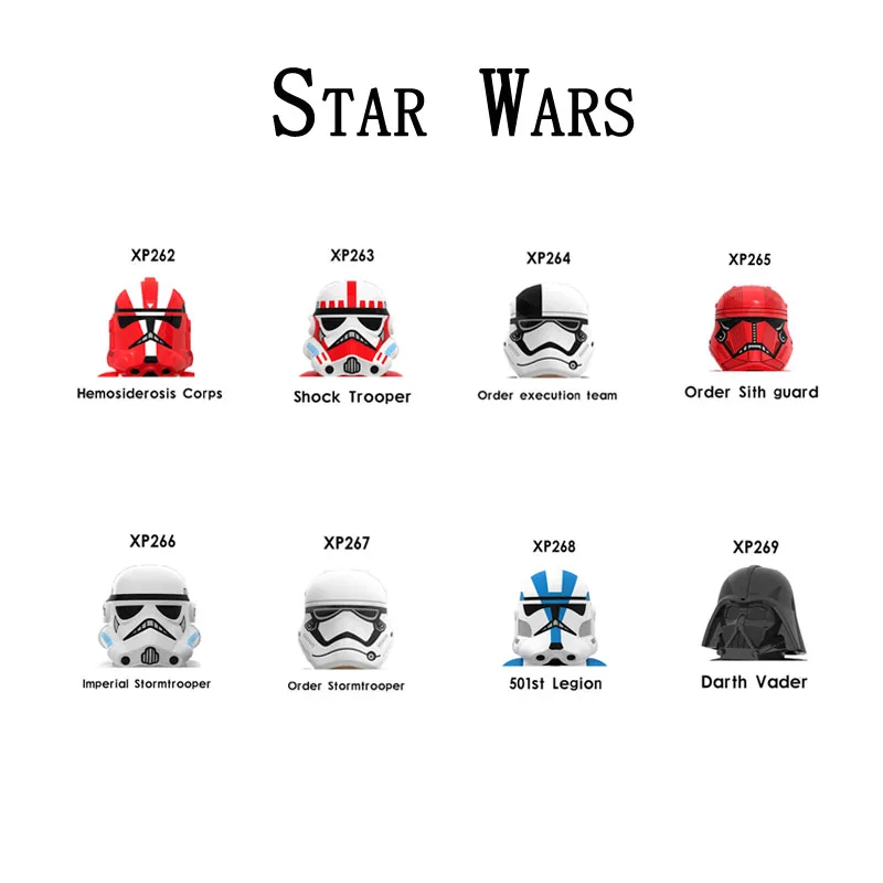 

KT1034 Building Blocks Hemohiderosis Corps Brick Stormtrooper Figures Order Sithguard 501st Legion Darth Vader Shock Trooper