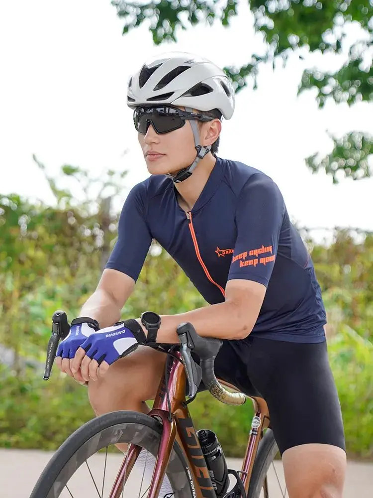 DAREVIE-Camiseta de ciclismo para hombre y mujer, Maillot de ciclismo profesional, transpirable, ropa de ciclismo reflectante, 2024