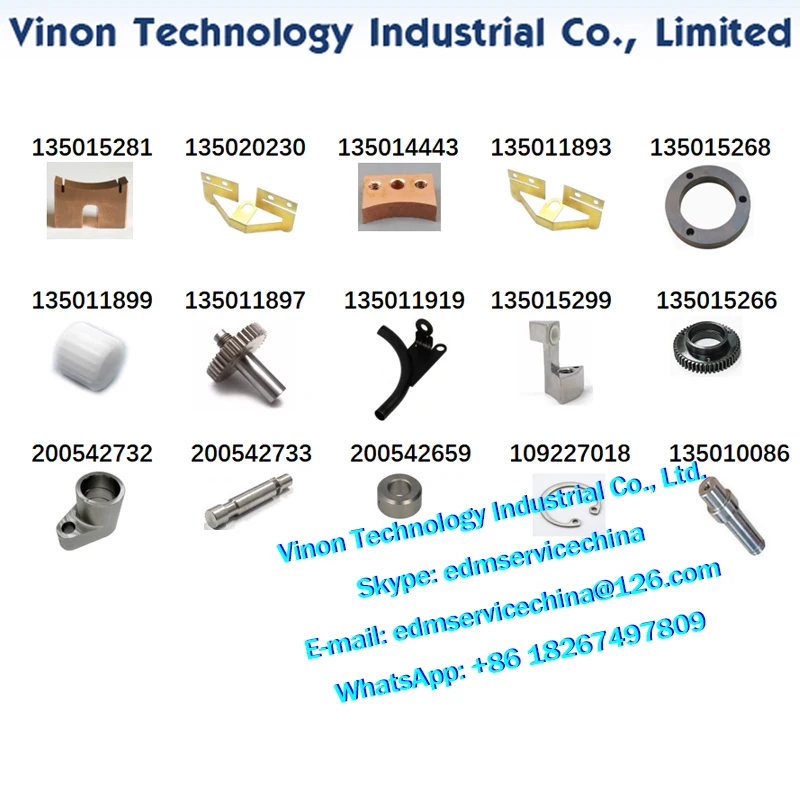 135015281,135020230,135014443,135011893,135015268,135011899,135011897,135011919,135015299,135015266 EVAFIL Teile Charmill Robofil – Detail 1