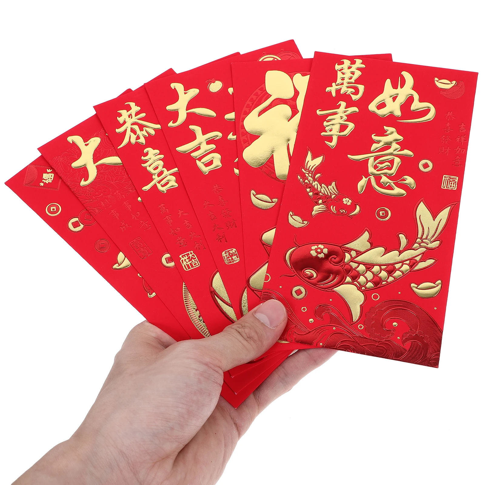 

30 Pcs Cartoon Red Envelopes Lucky Money Bags Year of Dragon Spring Festival Gifts Creative Decorative Paper Packets
