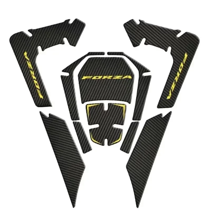 For Forza 350 tank pad protector for Honda nss350 forza300 125 20-23 motorcycle sticker decal gas fuel knee grip traction side