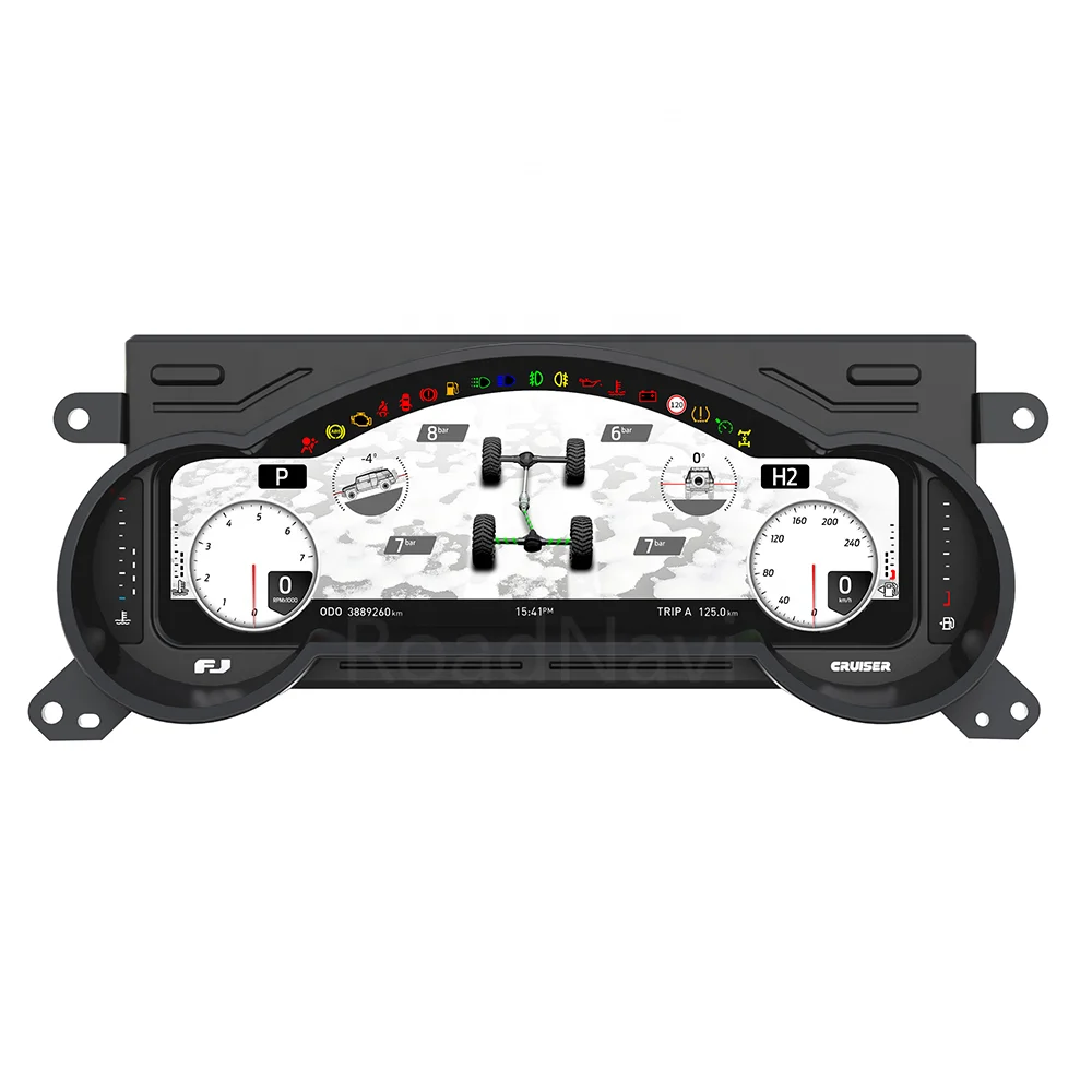 RoadNavi Custom Car Dashboard Speedometer for FJ Cruiser Digital Cluster Instrument