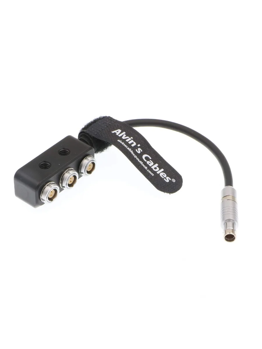 

Alvin's Cables 1 to 3 Mini Power Splitter Box Cable RS 3 Pin Male to 3 2 Pin Female Box for ARRI Alexa