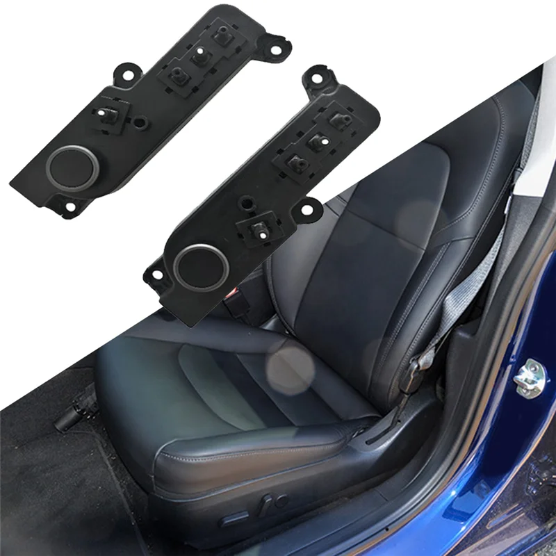 

B49B-1 пара автомобильных переключателей управления передним сиденьем, кнопка регулировки угла для Tesla Model 3 Y 2017-2024 1551854-01-A 1551855-01-A