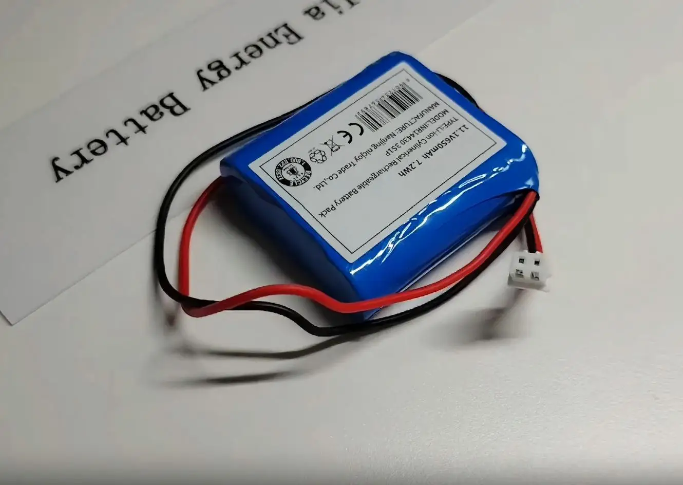 for Ecovacs Window Treasure 11.1V 650mAh WRN60 WR N70 W710 W730 Window Cleaning Robot Battery