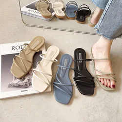 2023 women Slippers Female Shoes Woman Beach Ladies Slides Flats Shoes Home House Slipper Outdoor Footwear Sandals Flip Flops