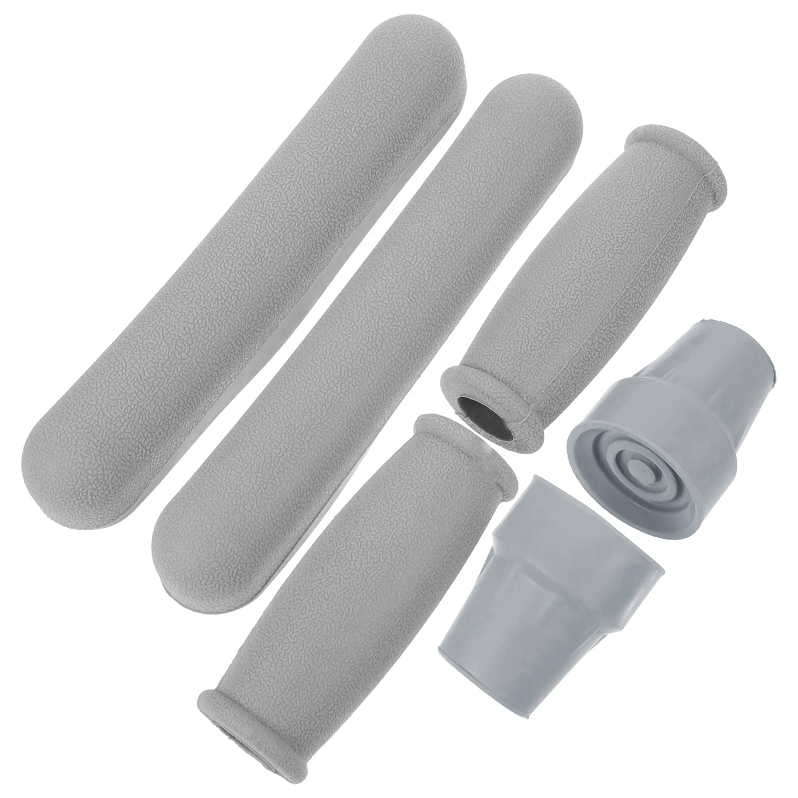 

Crutch Accessories Comfortable Anti Slip Pad Underarm Handle Grip Walking Support Replacement Kit Gray Fits Elbow Canes