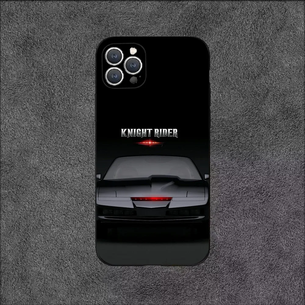 KITT Car Knight Rider  Phone Case For iPhone 16,15,14,13,12,11,Plus,Pro Max,XS,X,XR,SE,Mini,8,7 Soft Silicone Black Cover