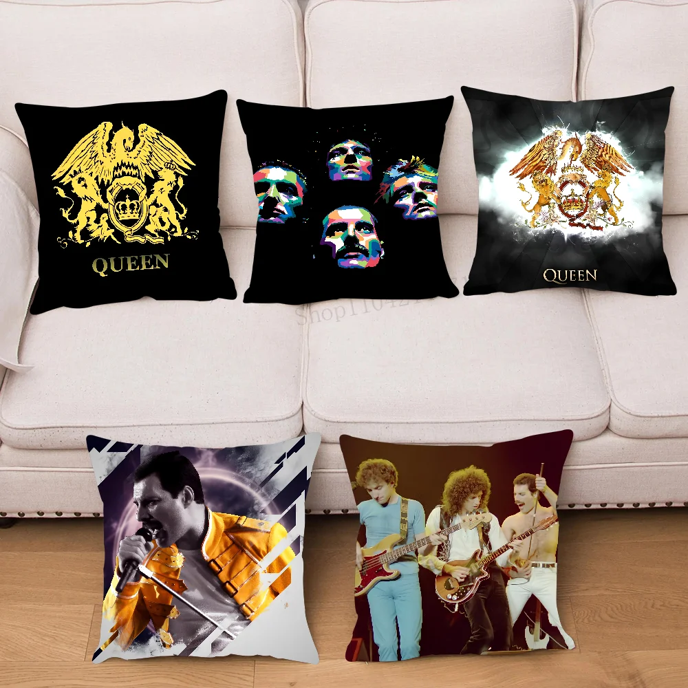 Bohemian Rhapsody Queen F-Freddie Mercury Pillow Bedroom Sofa Leisure Comfort Cushion Car Living Room Home Decoration