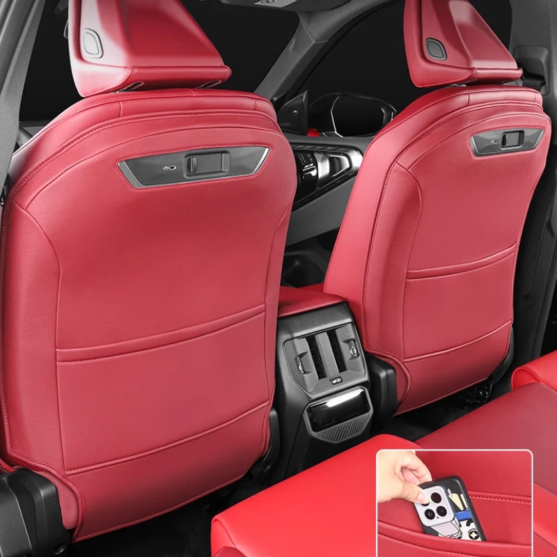 

For BMW X3 G45 2025 Seat Anti Kick Pad Rear Backrest Fully Wrapped Protective Pad Automotive Interior Decoration Products