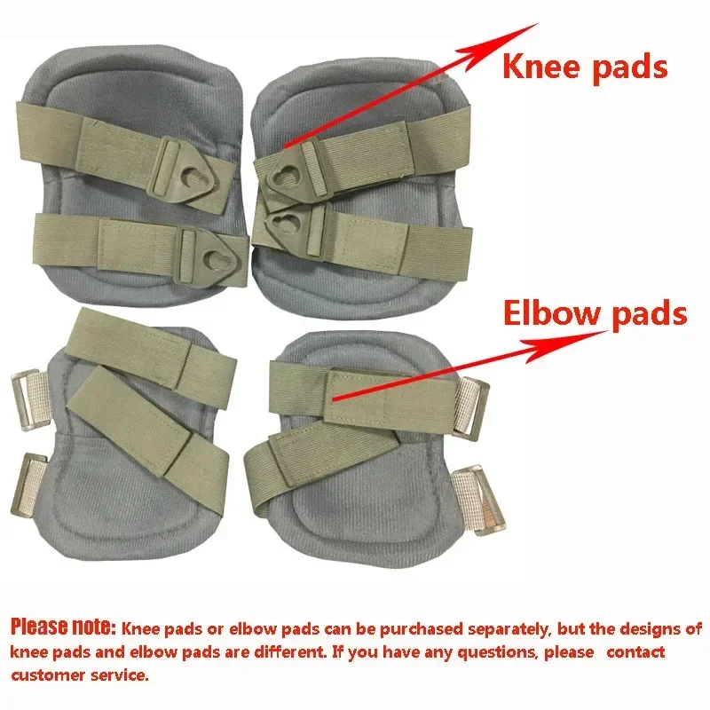 Tactical Knee Pad Elbow CS Military Protector Army Airsoft Outdoor Sport Hunting Kneepad Safety Gear Knee Protective Pads