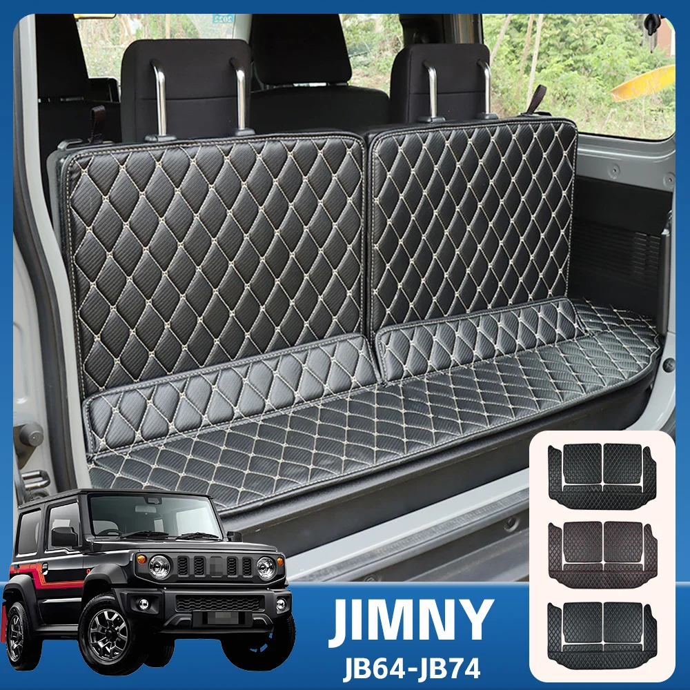 Trunk Mat New JB74 Conversion Parts Leather Cargo Liner Tailgate Pad Accessories For Suzuki Jimny JB64 Sierra JB74W 2019 -2025