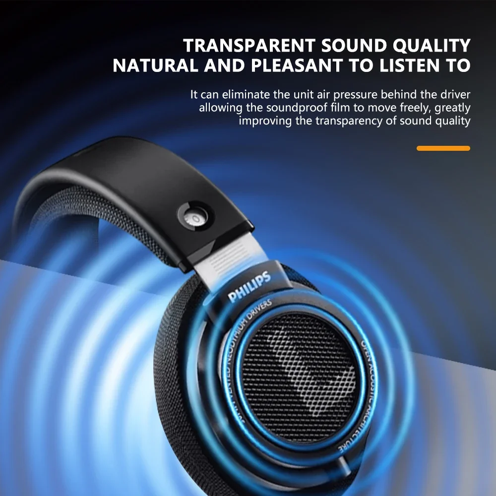 Philips SHP9500 Head-mounted Wired Headphones HiFi Stereo Earphone