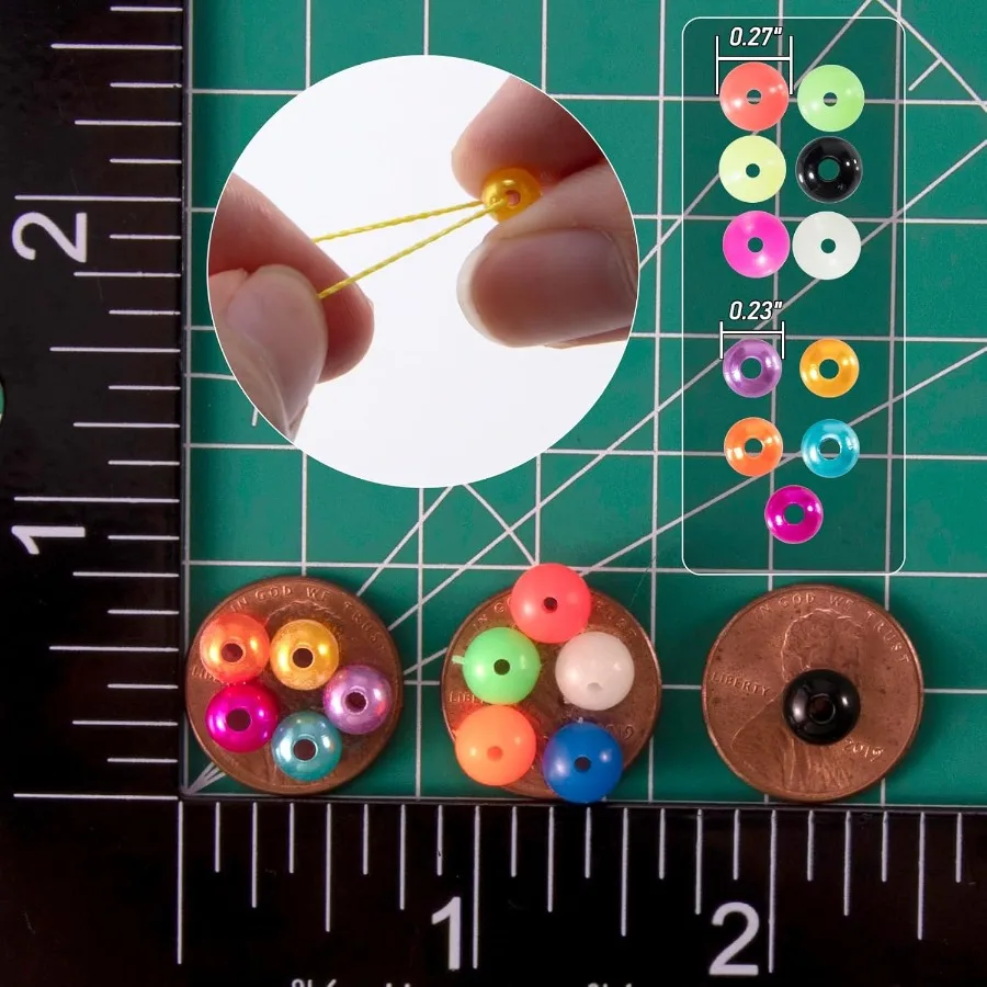 الصيد حبة الطعم البيض أطقم كرة عائمة سدادة البلاستيك مع صندوق توهج جولة مضيئة المياه المالحة المياه العذبة سمك السلمون المرقط 500300 #2