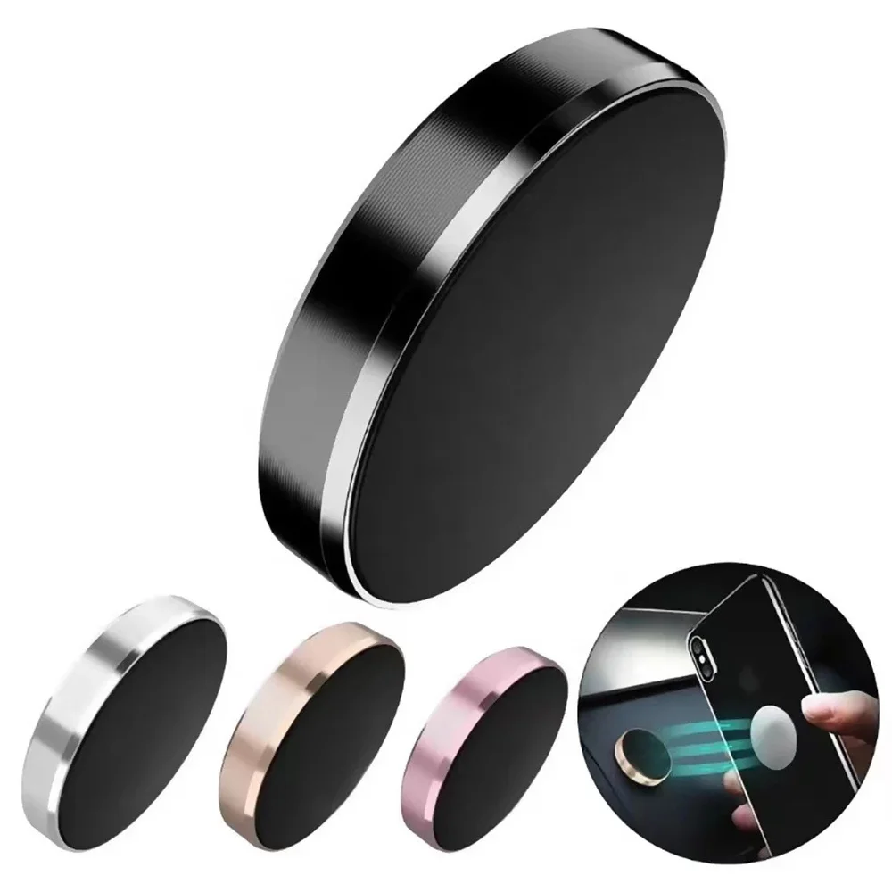 Magnetyczny uchwyt samochodowy na telefon Odpowiedni do Apple Xiaomi Huawei Uchwyt na telefon komórkowy Deska rozdzielcza Montowana na ścianie naklejka magnetyczna do samochodu