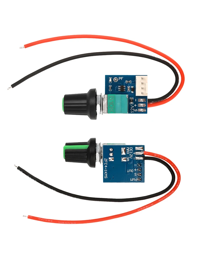 DC5-12V Manual 4-wire PWM fan Speed Controller With Switch Chassis Noise Reduction Fan Speed Governor for PC CPU Cooler Fan