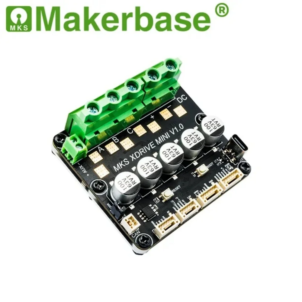 Makerbase-高精度ブラシレスサーボモーターコントローラー、アップグレード、xdrive3.6、56v、xdrive3.6に基づく