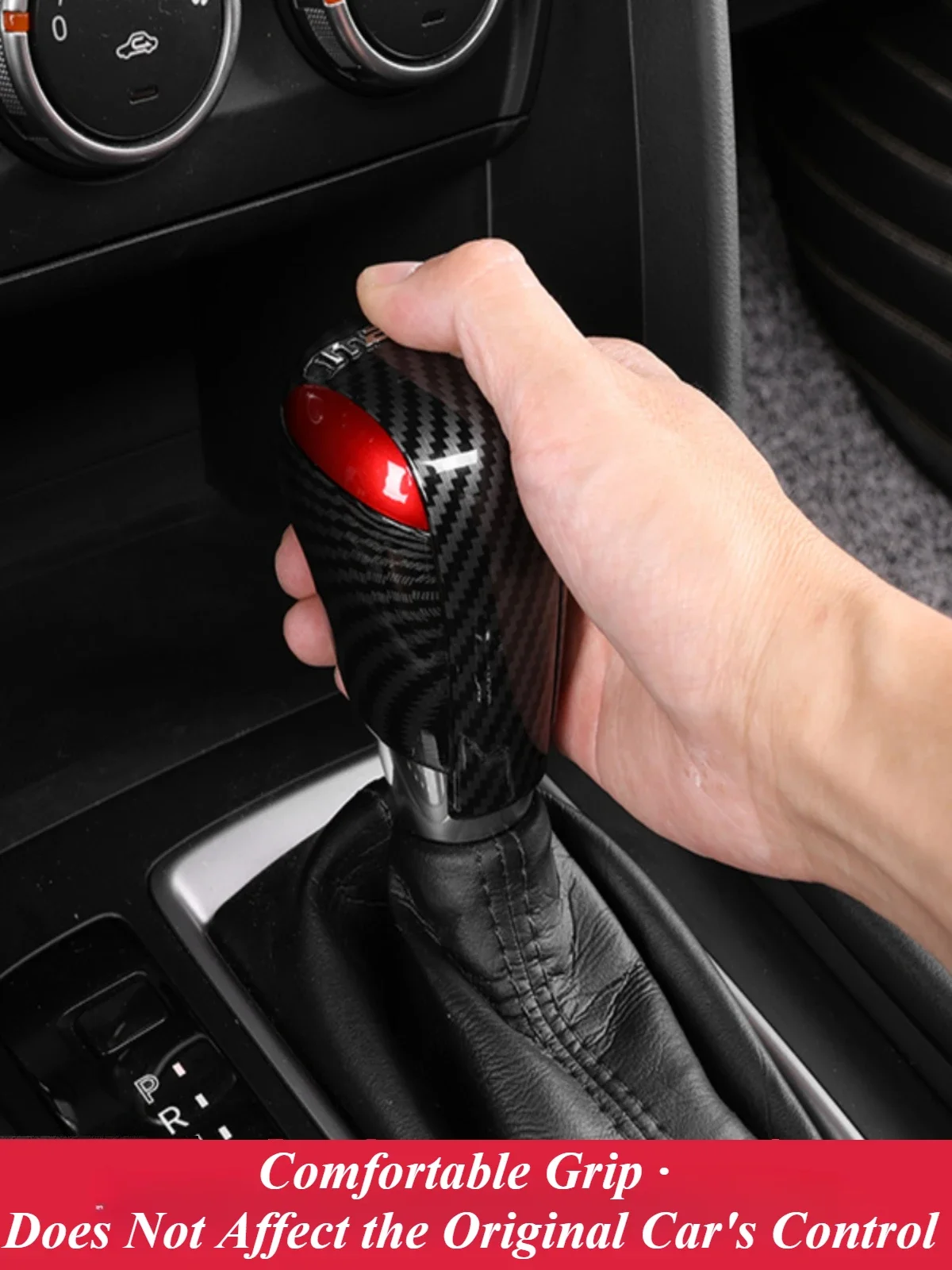 

Car Gear Shift Knob Decoration Full Surrounded Shift Boot Cover Set Interior Protective AccessoriesTrim for Mazda CX-5 2017-2021