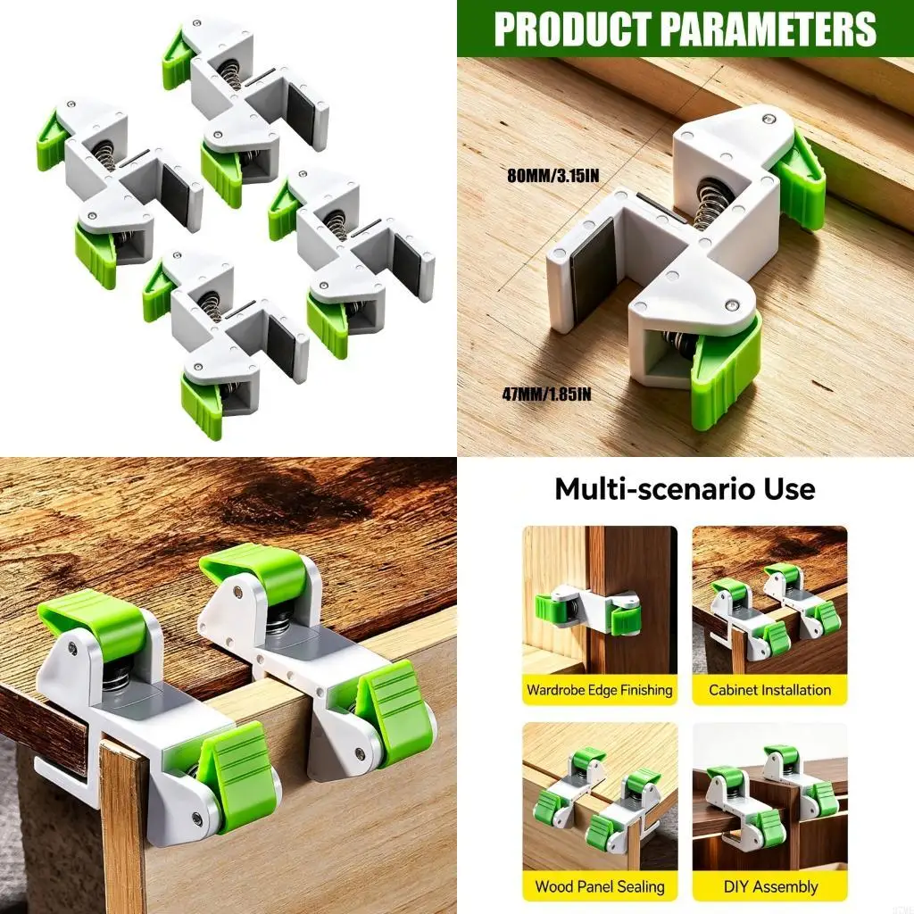 37ME Adjustable Jig Tool Fast Clamping Marking Tool for Wardrobe Fillers Panel Installation Woodworking Tool