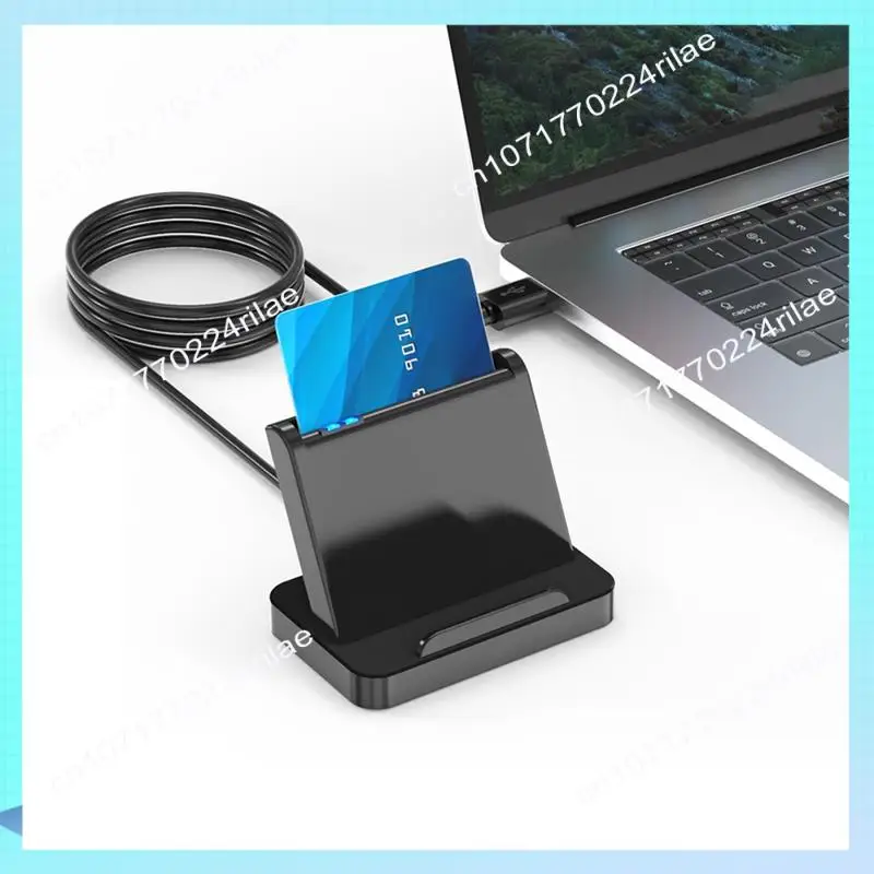 A17Z Smart Card Reader USB CAC IC ATM Smart Card Reader Universal SIM Card Reader USB-CCID ISO Connector For Windows Linux Durab